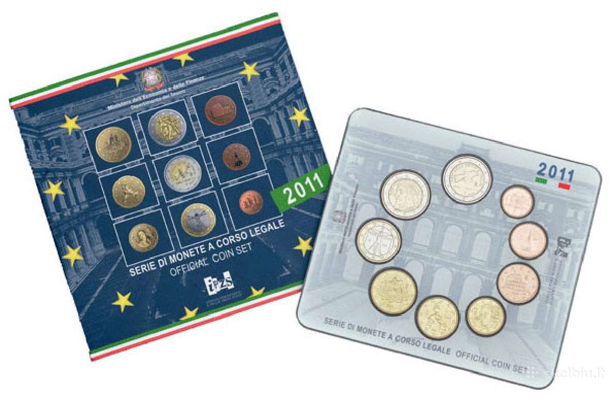 Italijos euro monetu rinkiniai pagal metus - nuotraukos Nr. 3