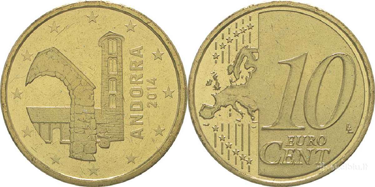 Andora euro monetu rinkinys - nuotraukos Nr. 6
