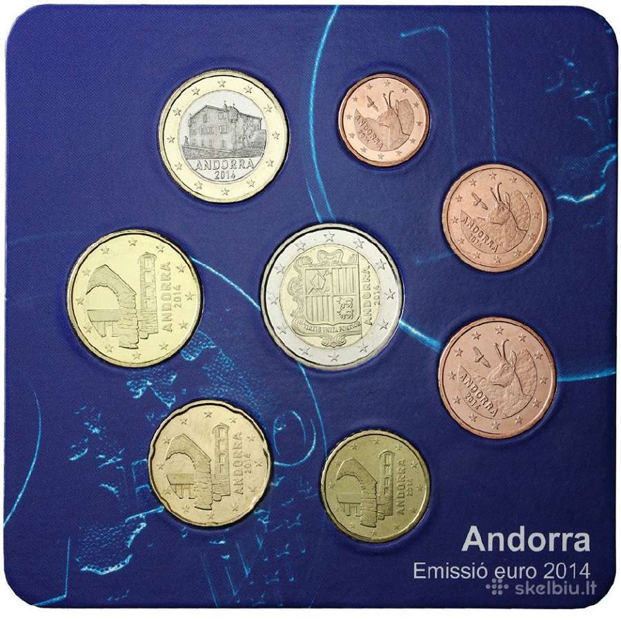 Andora euro monetu rinkinys - nuotraukos Nr. 8