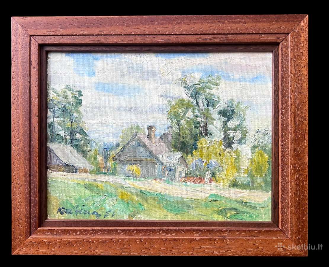 Leono Katino (1907–1984) paveikslas "Antakalnis" - nuotraukos Nr. 2