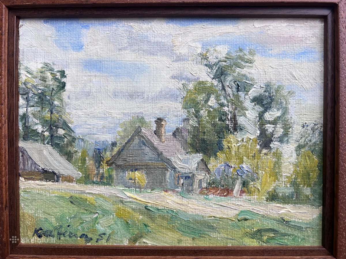 Leono Katino (1907–1984) paveikslas "Antakalnis" - nuotraukos Nr. 4