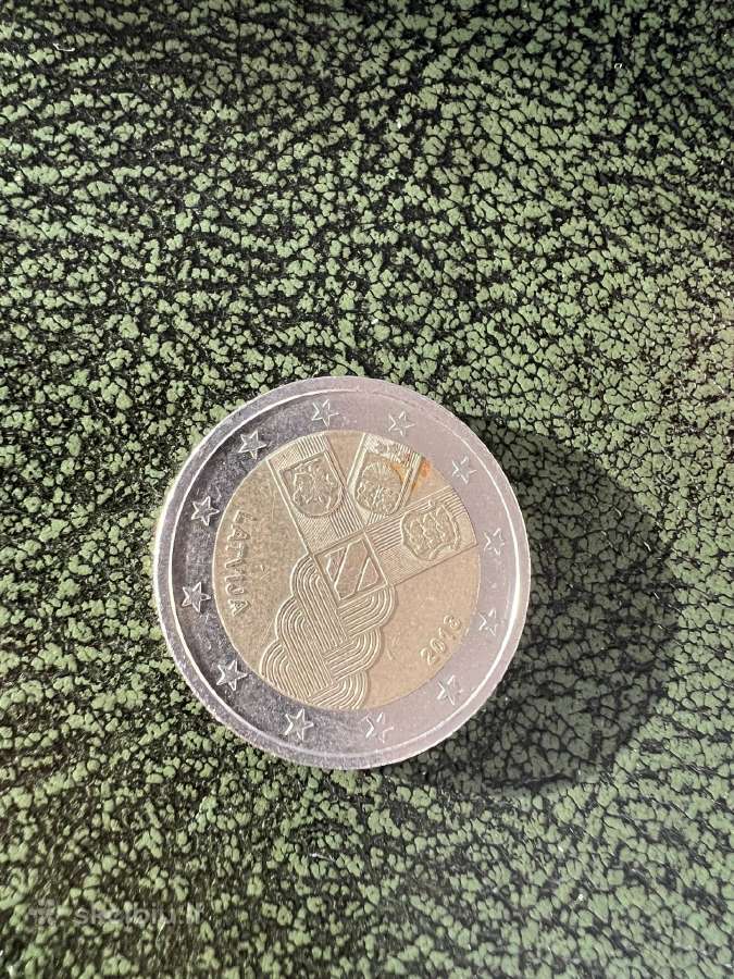 Latvijos 2 eur 2018 m moneta