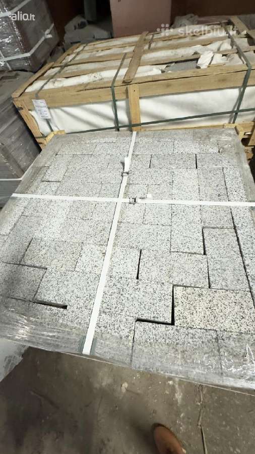 Granitinės trinkelės 10x10x6 ir 20x10x5cm