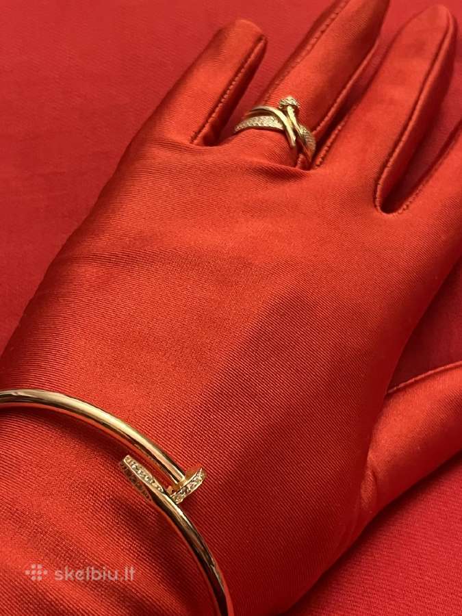 Prabangi auksinė “cartier apyrankė- lankas - nuotraukos Nr. 7