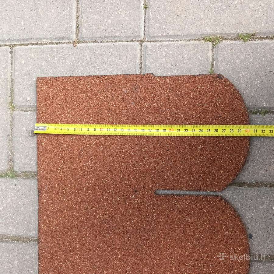 Stogo danga bitumines cerpeles, 5 mm storis - nuotraukos Nr. 3