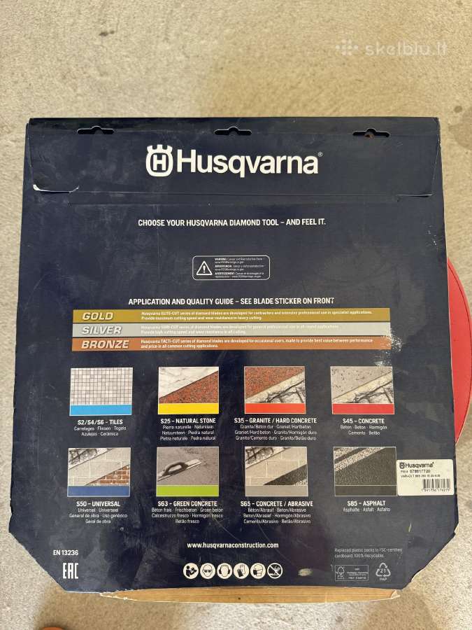 Husqvarna pjovimo diskai - nuotraukos Nr. 4