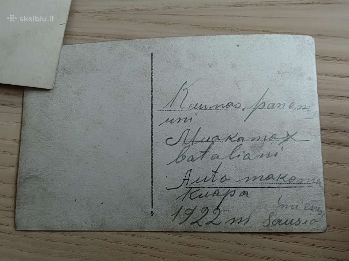 Mokomoji kuopa. Autokuopa. Kaunas. Panemunė 1922 - nuotraukos Nr. 2