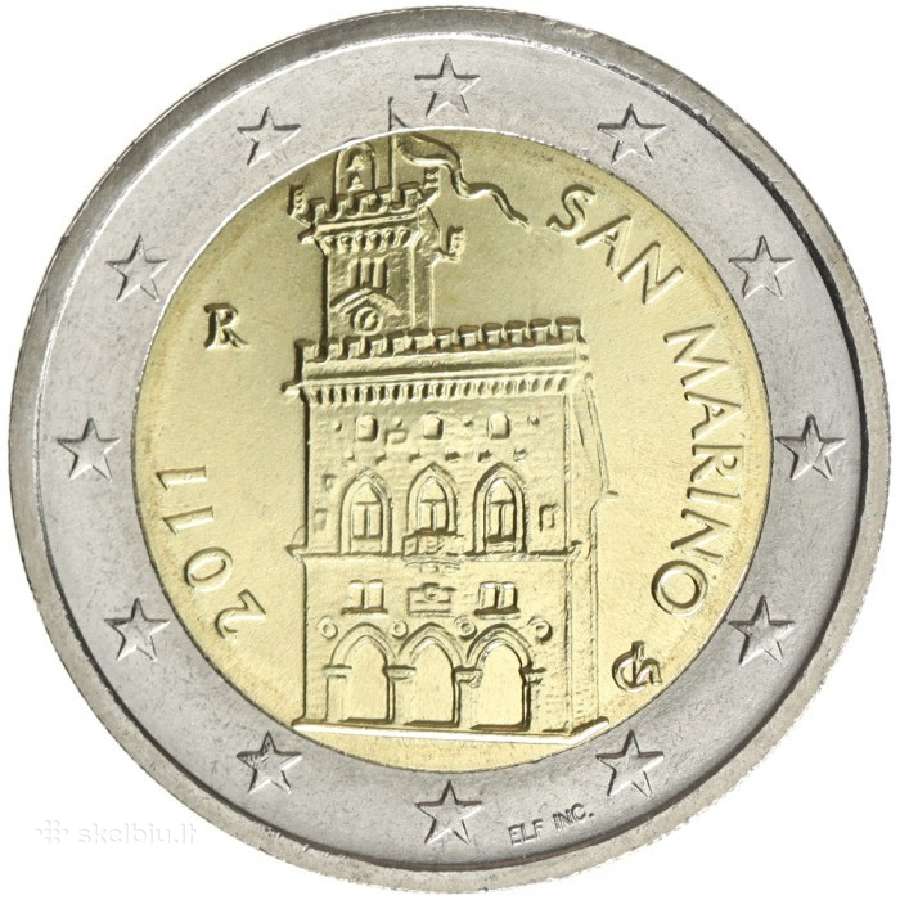 San Marino euro monetu rinkinys - nuotraukos Nr. 8