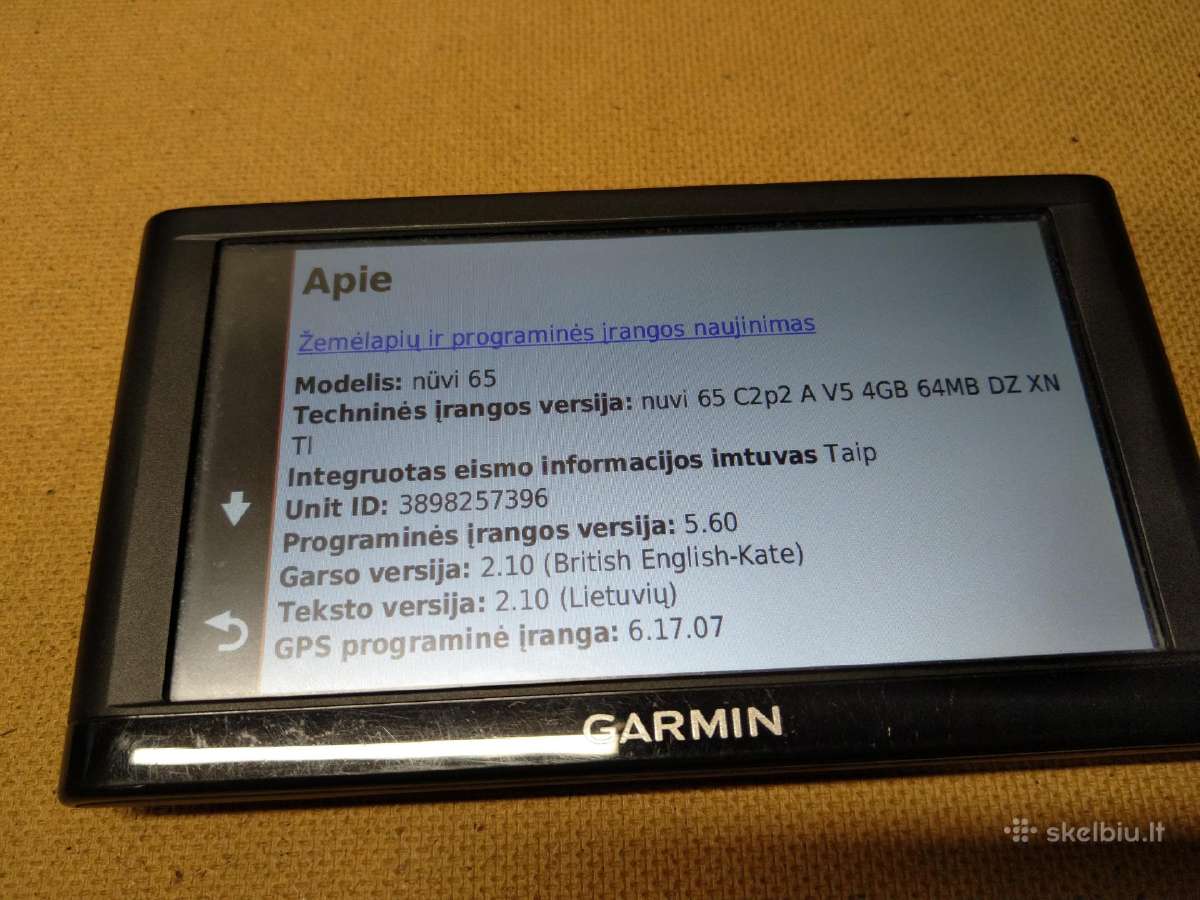 Garmin navigacijos. - nuotraukos Nr. 2