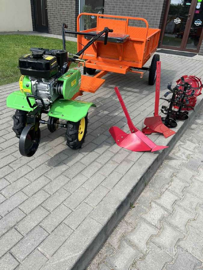 Motoblokas - kultivatorius su padargais, priekaba - nuotraukos Nr. 5