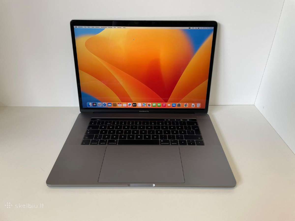 MacBook Pro 15 2017 Quad-core I7 16/512gb + 3mėn. - nuotraukos Nr. 2