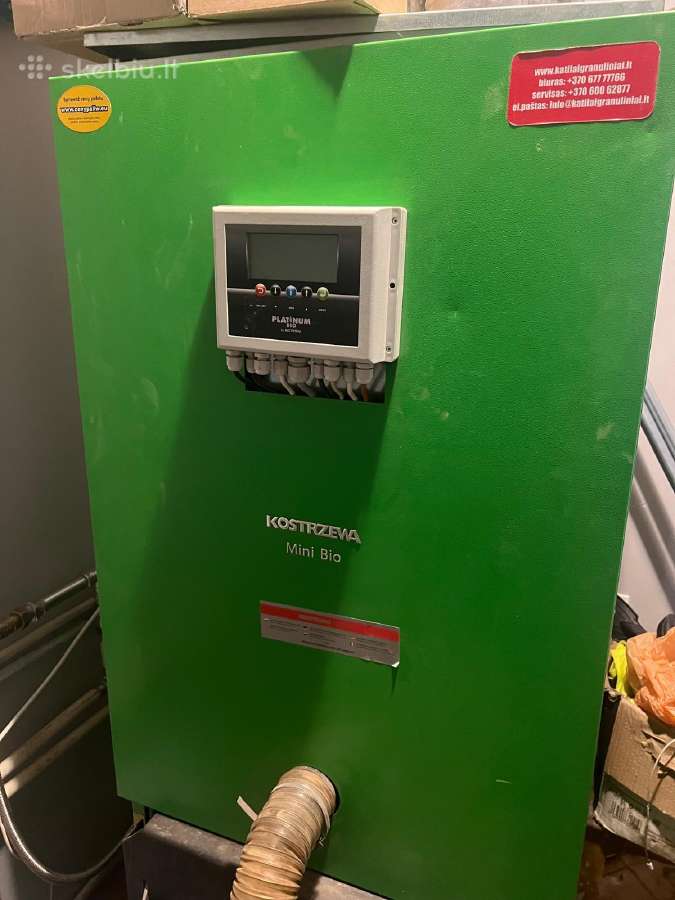 Paduodu granulinį Kostrzewa Mini Bio 10kw Vilnius - nuotraukos Nr. 2