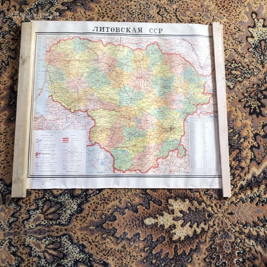 Latvijos ir Lietuvos Žiemelapiai.