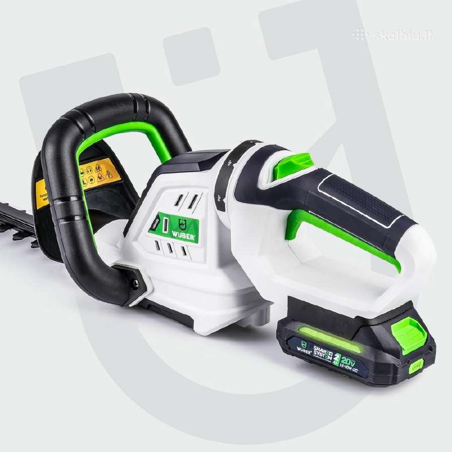 Wuber 50 cm akumuliatorinės gyvatvorių žirklės - nuotraukos Nr. 2