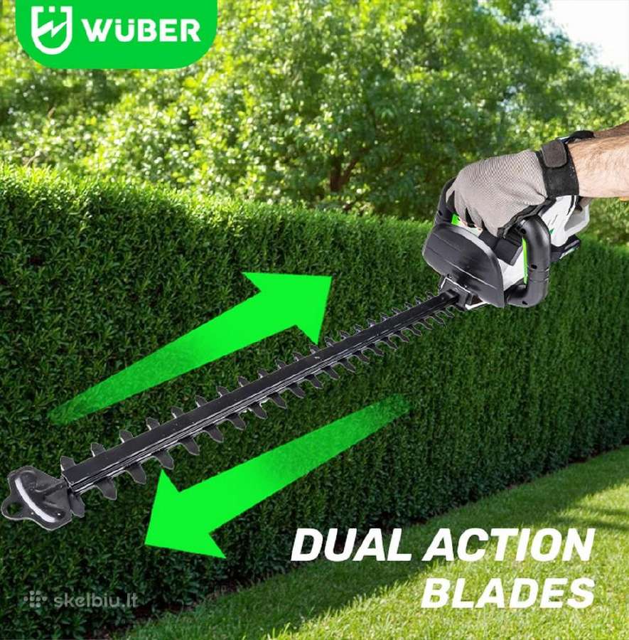 Wuber 50 cm akumuliatorinės gyvatvorių žirklės - nuotraukos Nr. 4