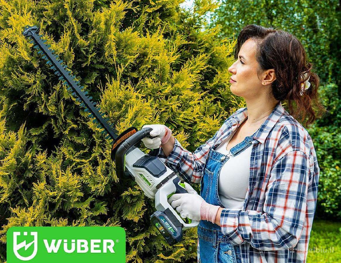 Wuber 50 cm akumuliatorinės gyvatvorių žirklės - nuotraukos Nr. 6