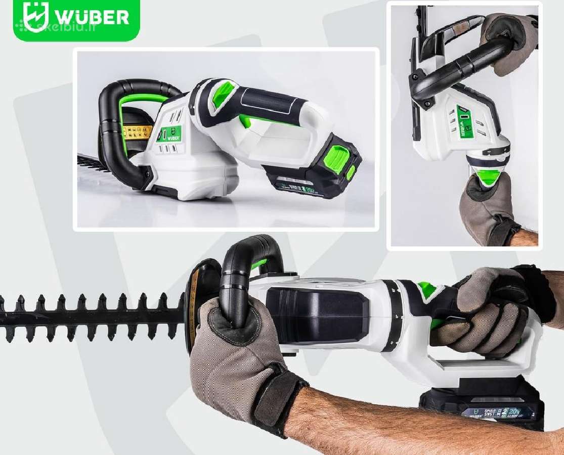 Wuber 50 cm akumuliatorinės gyvatvorių žirklės - nuotraukos Nr. 7