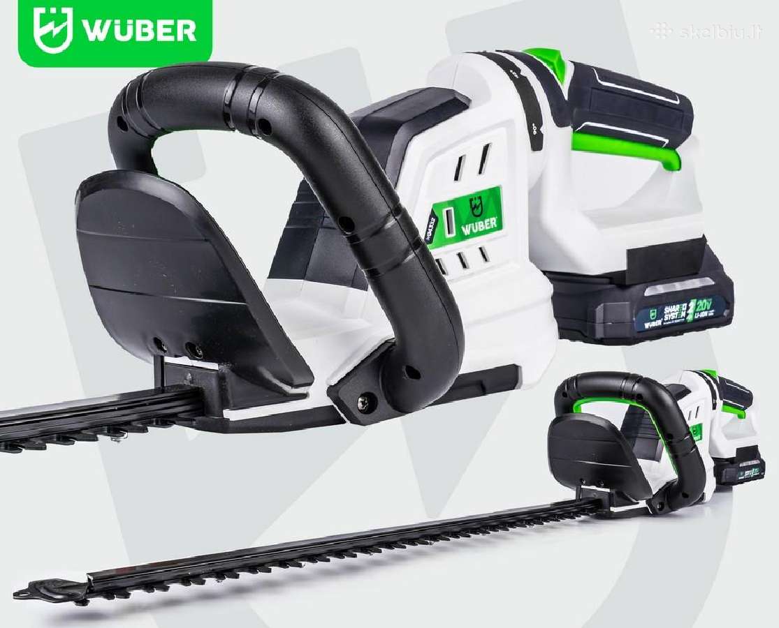 Wuber 50 cm akumuliatorinės gyvatvorių žirklės - nuotraukos Nr. 12