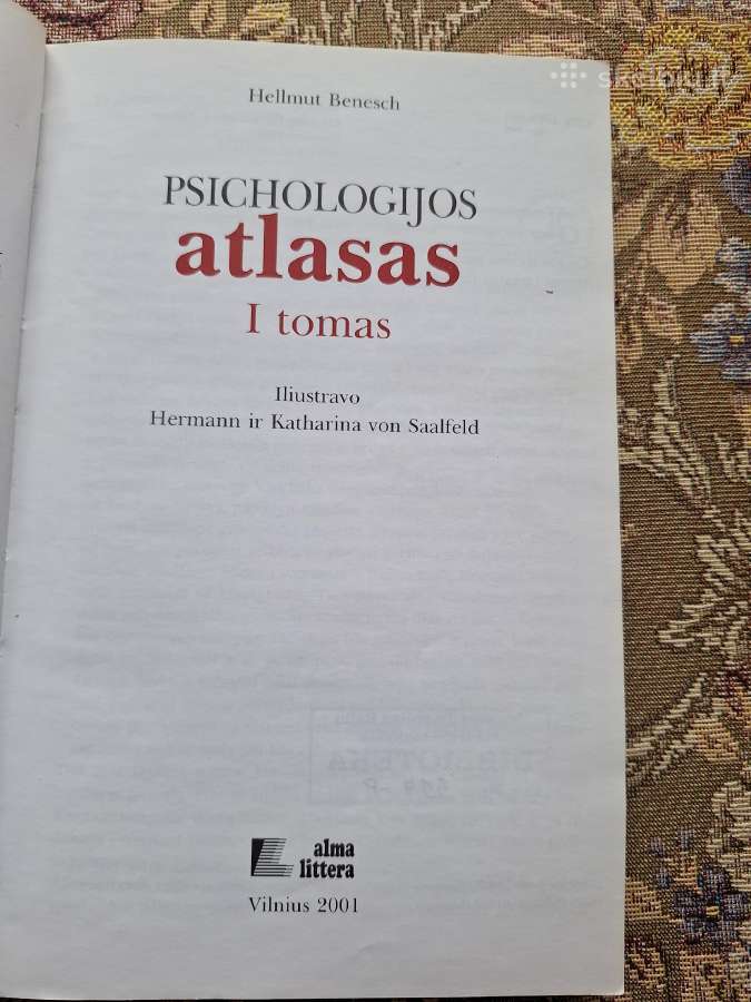 Psichologijos atlasas. 1 tomas - nuotraukos Nr. 2