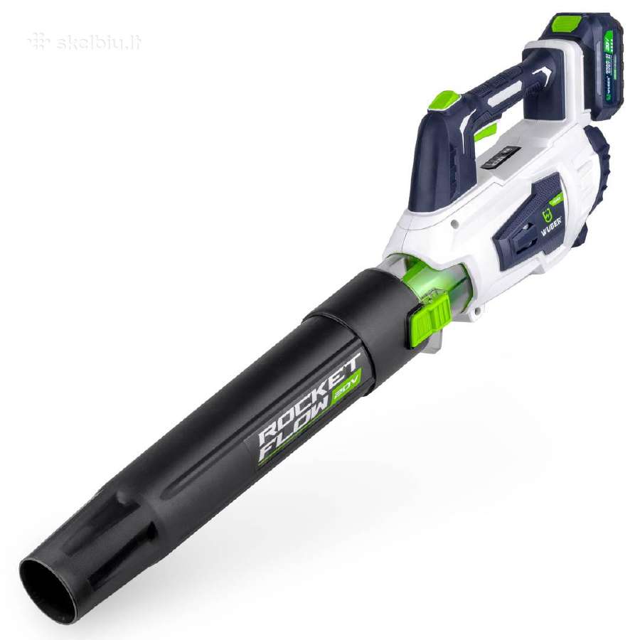 Akumuliatorinis lapų pūstuvas 20v su Turbo režimu - nuotraukos Nr. 16