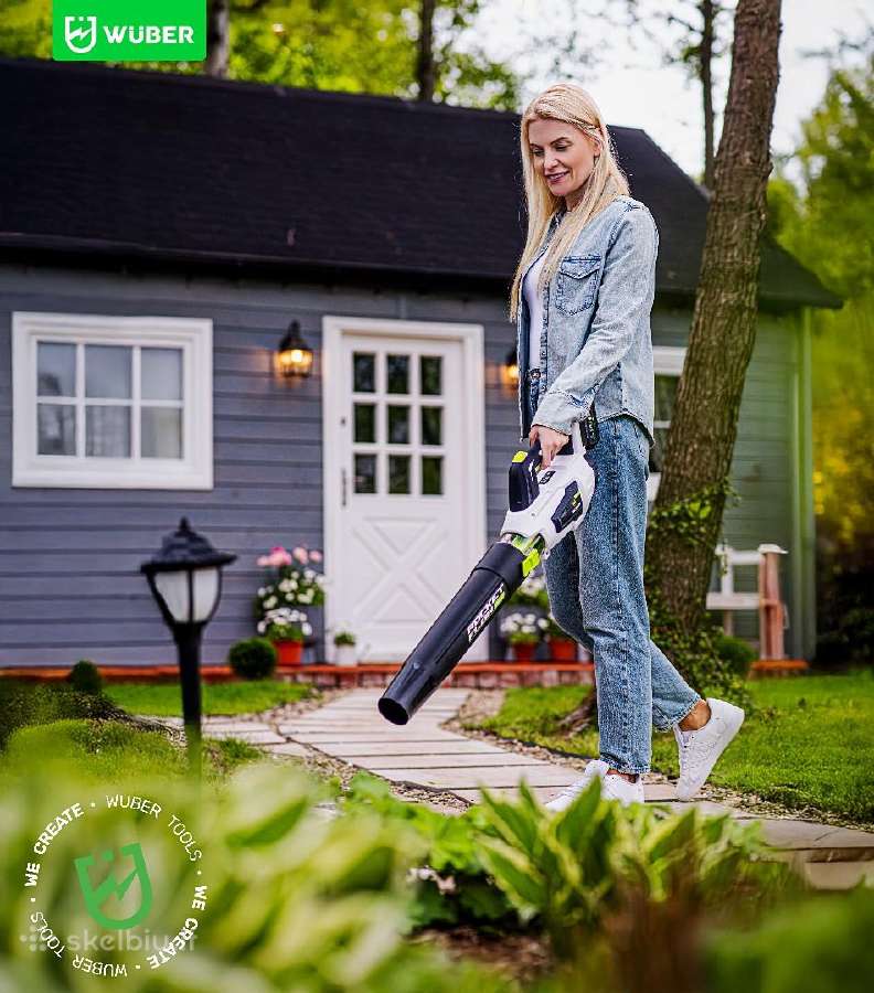 Akumuliatorinis lapų pūstuvas 20v su Turbo režimu - nuotraukos Nr. 18