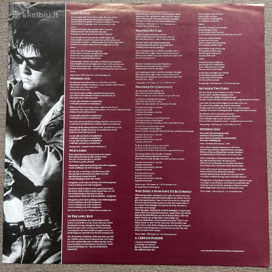 Paul Young Between Two Fires Japonija vinilas - nuotraukos Nr. 4