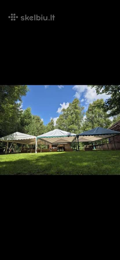 Palapinių-paviljonų nuoma pobuviams- šventėms - nuotraukos Nr. 8