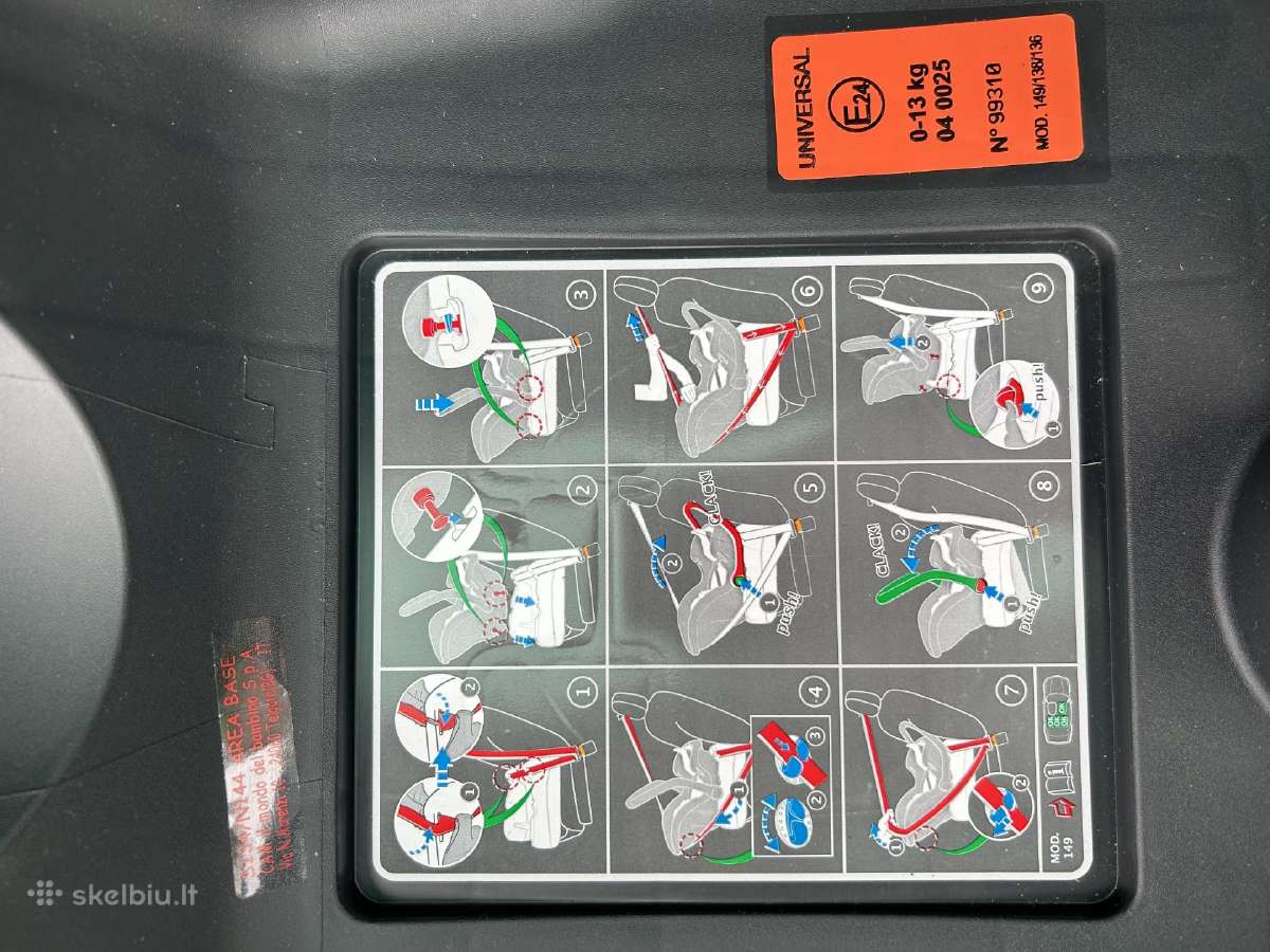 Cam autokėdutė 0+ (0-13kg) + 2 bazės ir mamos taše - nuotraukos Nr. 10