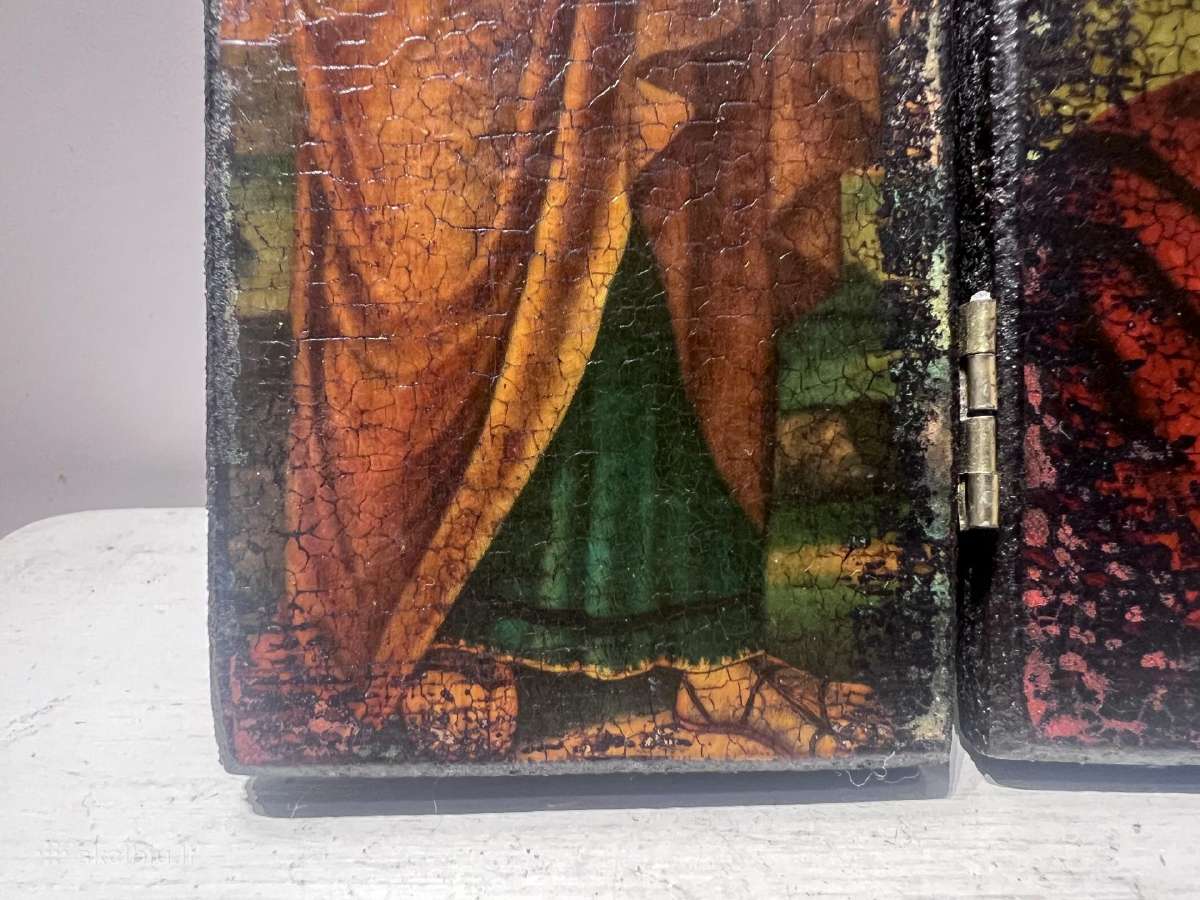 Parduodu medinę ikoną triptiką Ecce Homo - nuotraukos Nr. 7