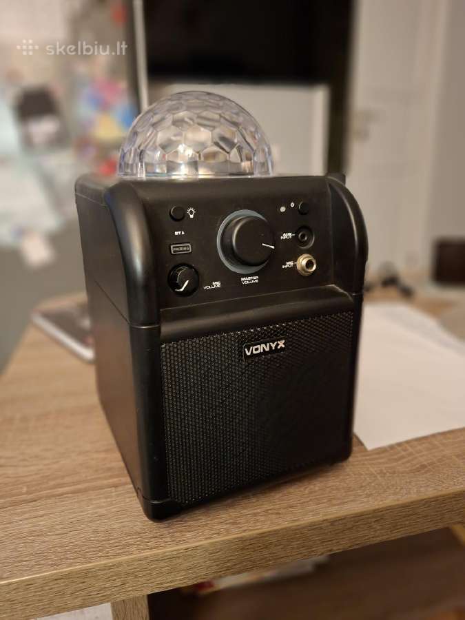 Vonyx Sbs50b mini karaoke grotuvas su švieskėm - nuotraukos Nr. 4