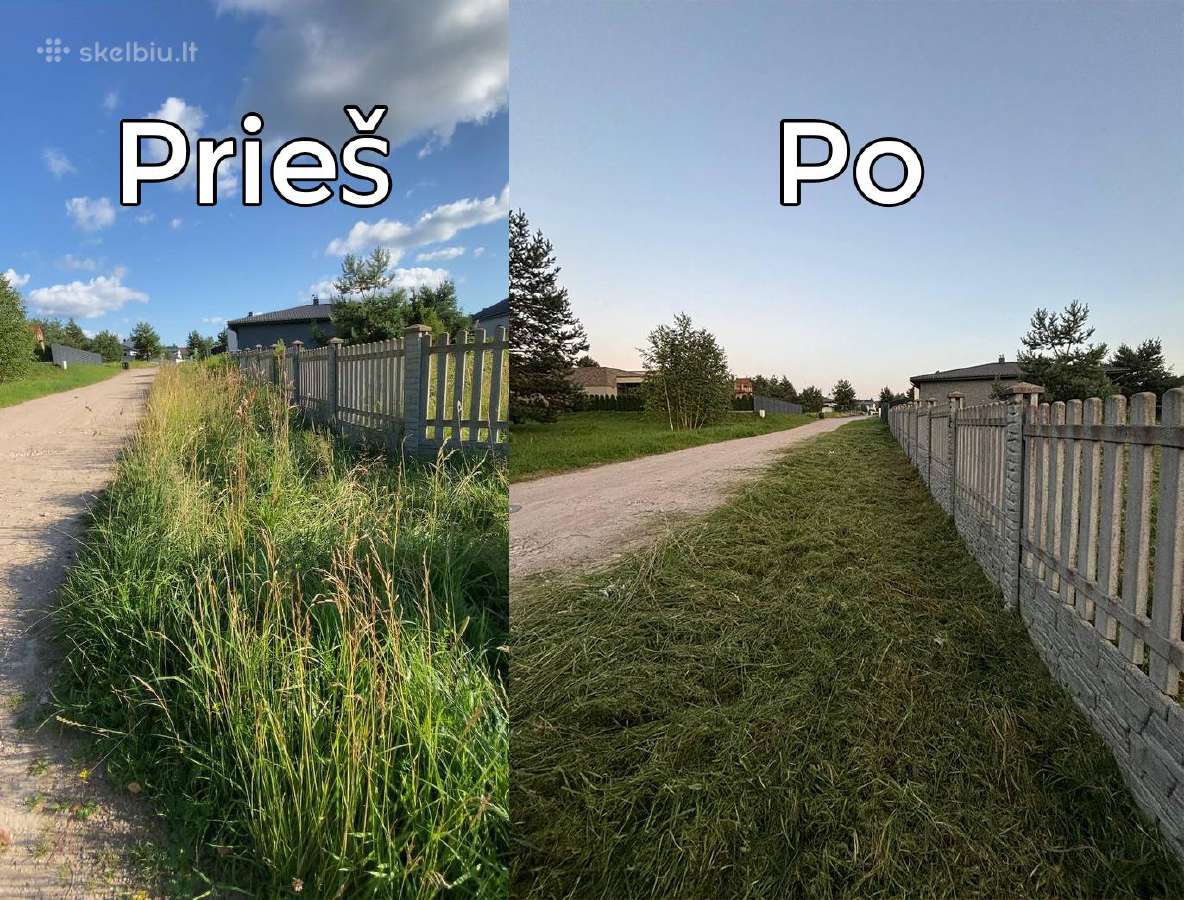 Žolės pjovimas Vilniuje ir Vilniaus rajone - nuotraukos Nr. 17