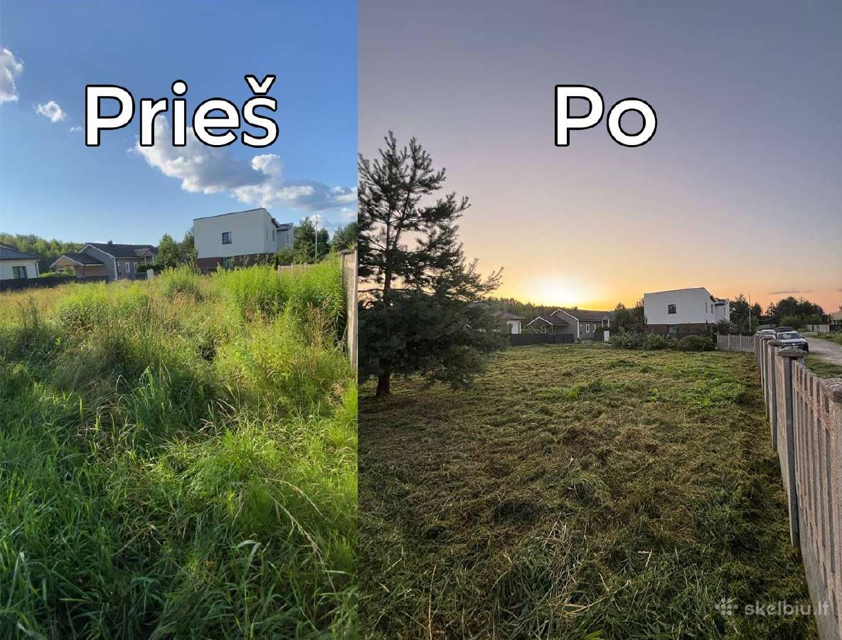 Žolės pjovimas Vilniuje ir Vilniaus rajone - nuotraukos Nr. 21