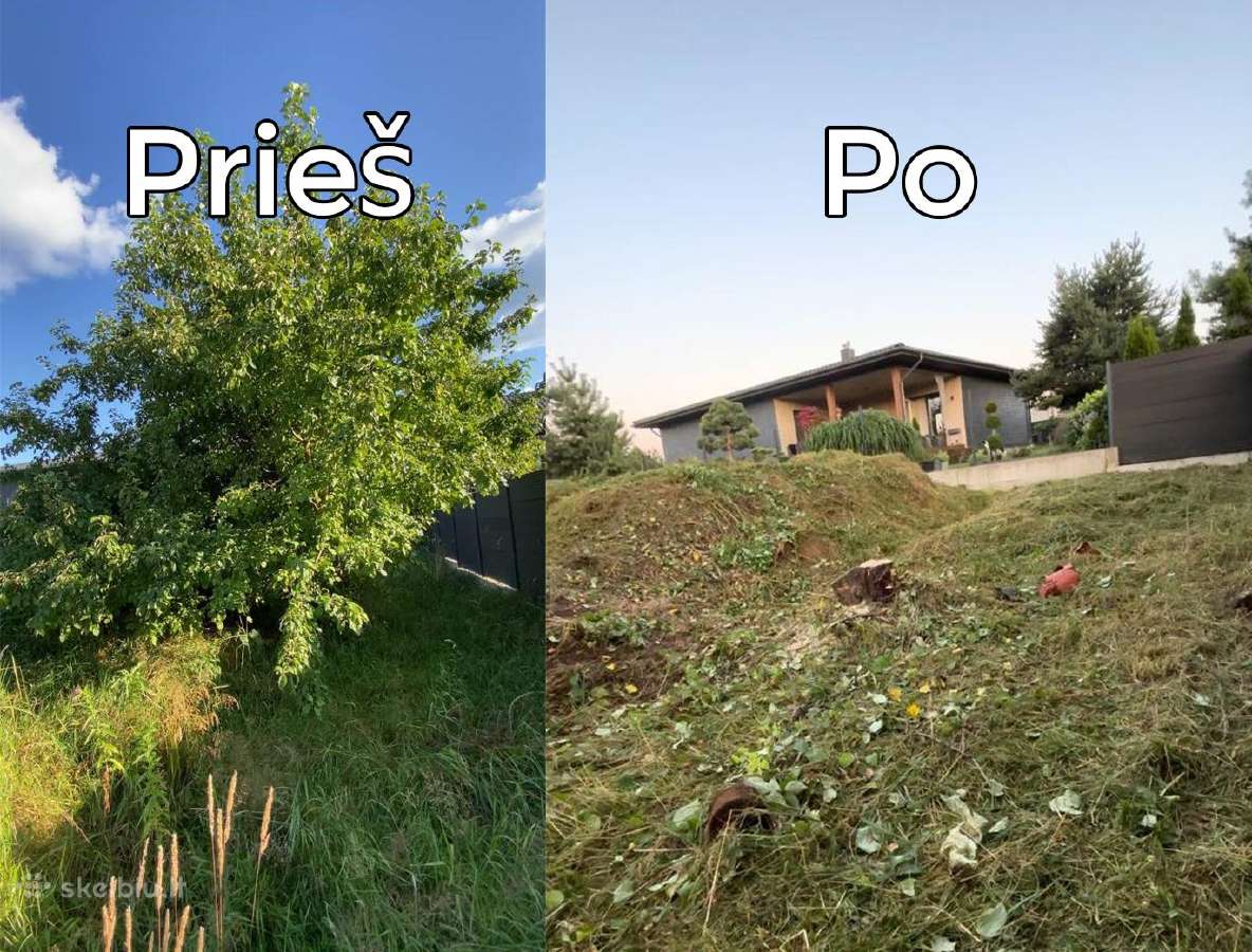 Žolės pjovimas Vilniuje ir Vilniaus rajone - nuotraukos Nr. 23