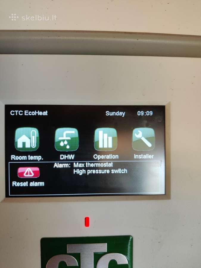 Geoterminis šilumos siurblys Ctc Ecoheat 408 - nuotraukos Nr. 6