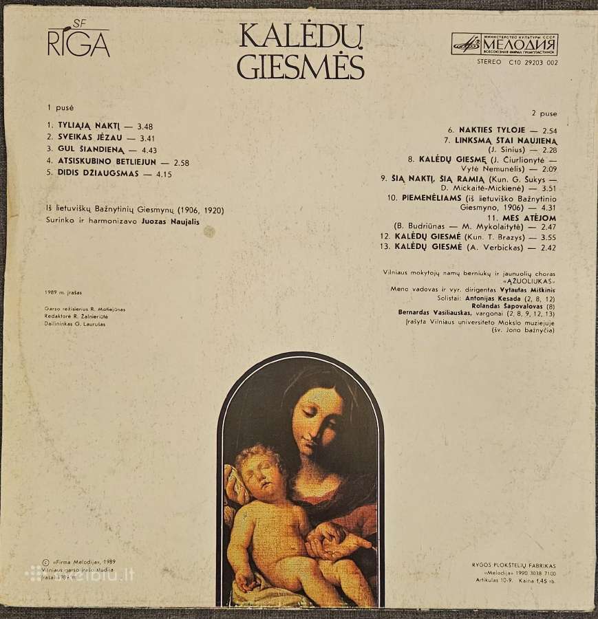 Kalėdų giesmės vinilas - nuotraukos Nr. 2