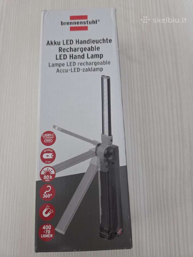 Akumuliatoronis LED źibintuvėlis - nuotraukos Nr. 2