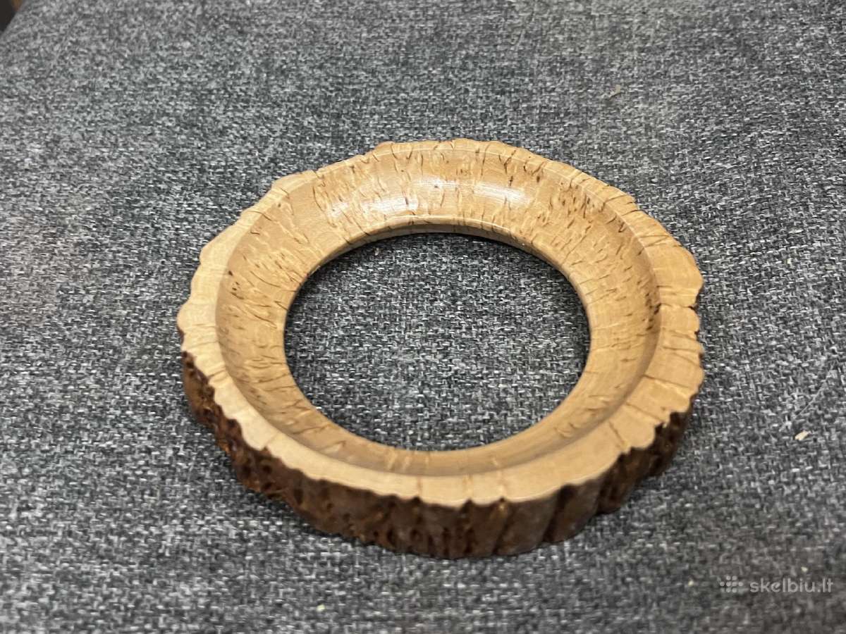 Vintažinis nuotraukos rėmelis iš Karelijos beržo - nuotraukos Nr. 3