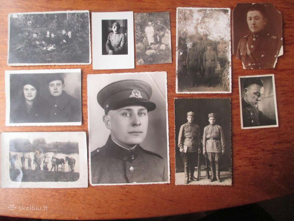 Tarpukario Lietuvos kareivių nuotraukos. Už 20 eur