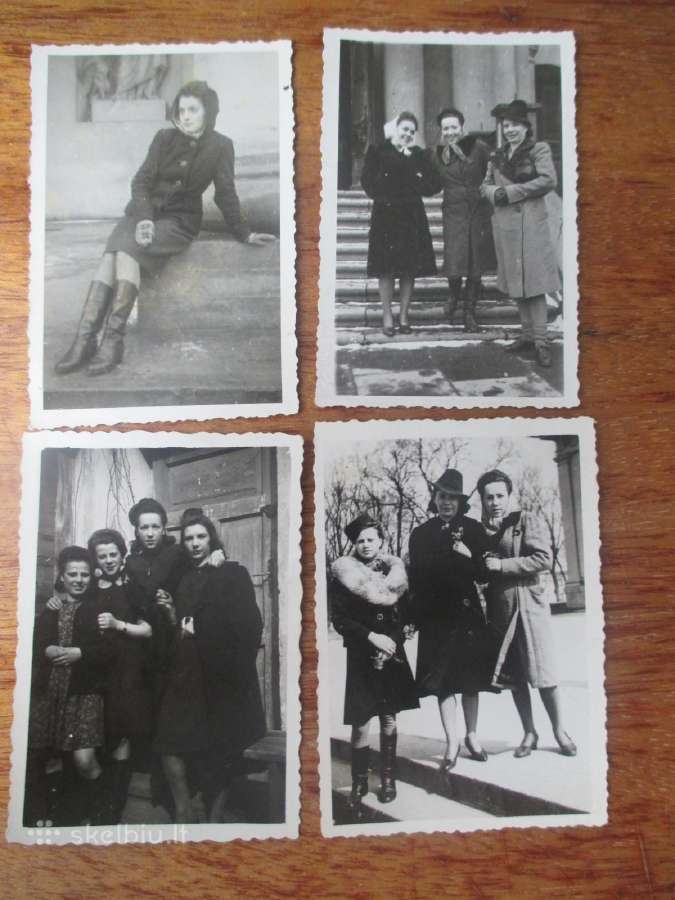 Vilnius 1944 m. balandžio m. Merginų mados. 25 eur - nuotraukos Nr. 2