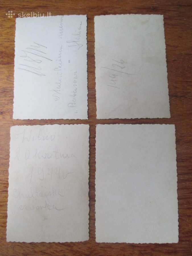 Vilnius 1944 m. balandžio m. Merginų mados. 25 eur - nuotraukos Nr. 3