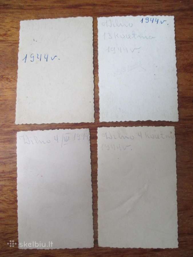 Vilnius 1944 m. balandžio m. Merginų mados. 25 eur - nuotraukos Nr. 5