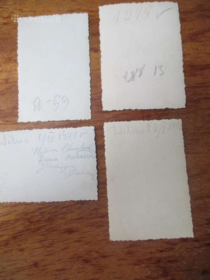 Vilnius 1944 m. balandžio m. Merginų mados. 25 eur - nuotraukos Nr. 7