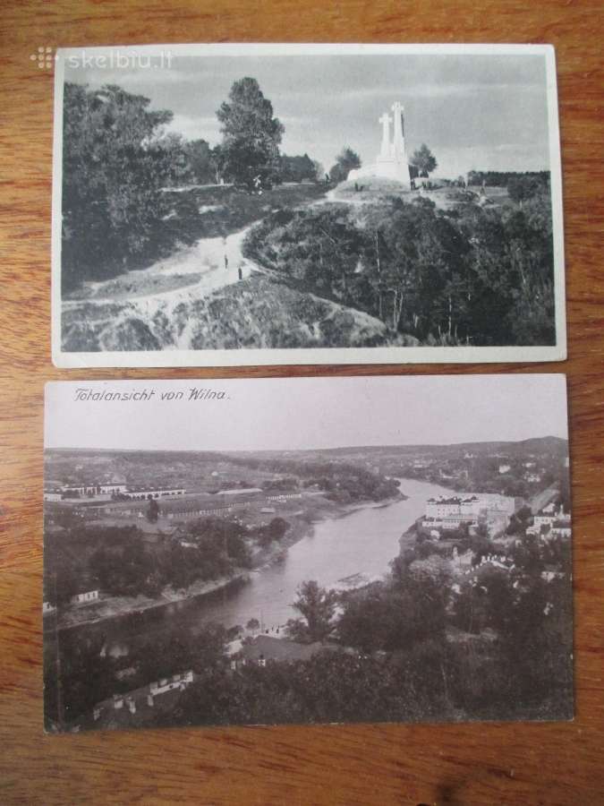 Atvirutės su Vilniaus vaizdais. Prieškaris.