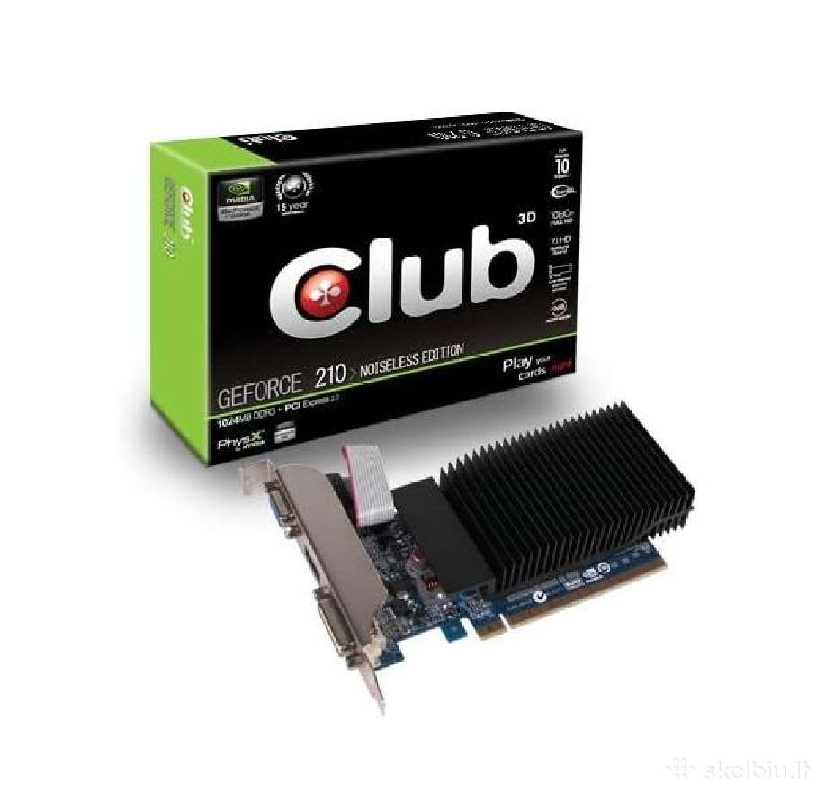 Geforce 210 (1gb / Vga+dvi+hdmi) (siuntimas)