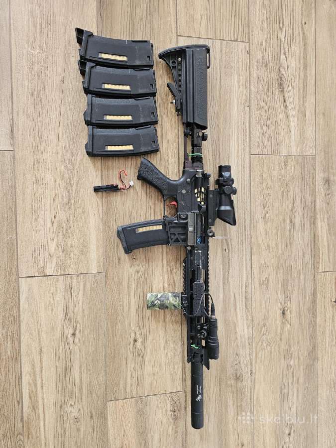 King Arms M4 Hpa su Polarstar F2 + Ugs + priedai