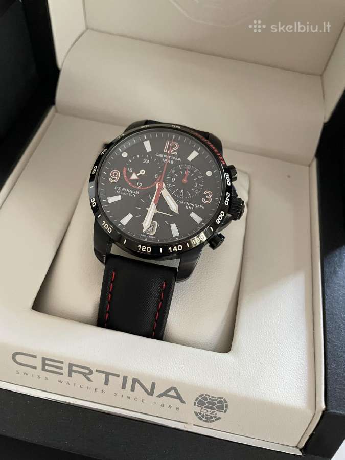 Certina Ds Podium Gmt C001.639.16.057.02 Laikrodis