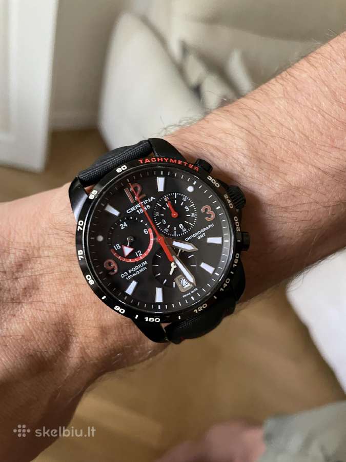 Certina Ds Podium Gmt C001.639.16.057.02 Laikrodis - nuotraukos Nr. 5