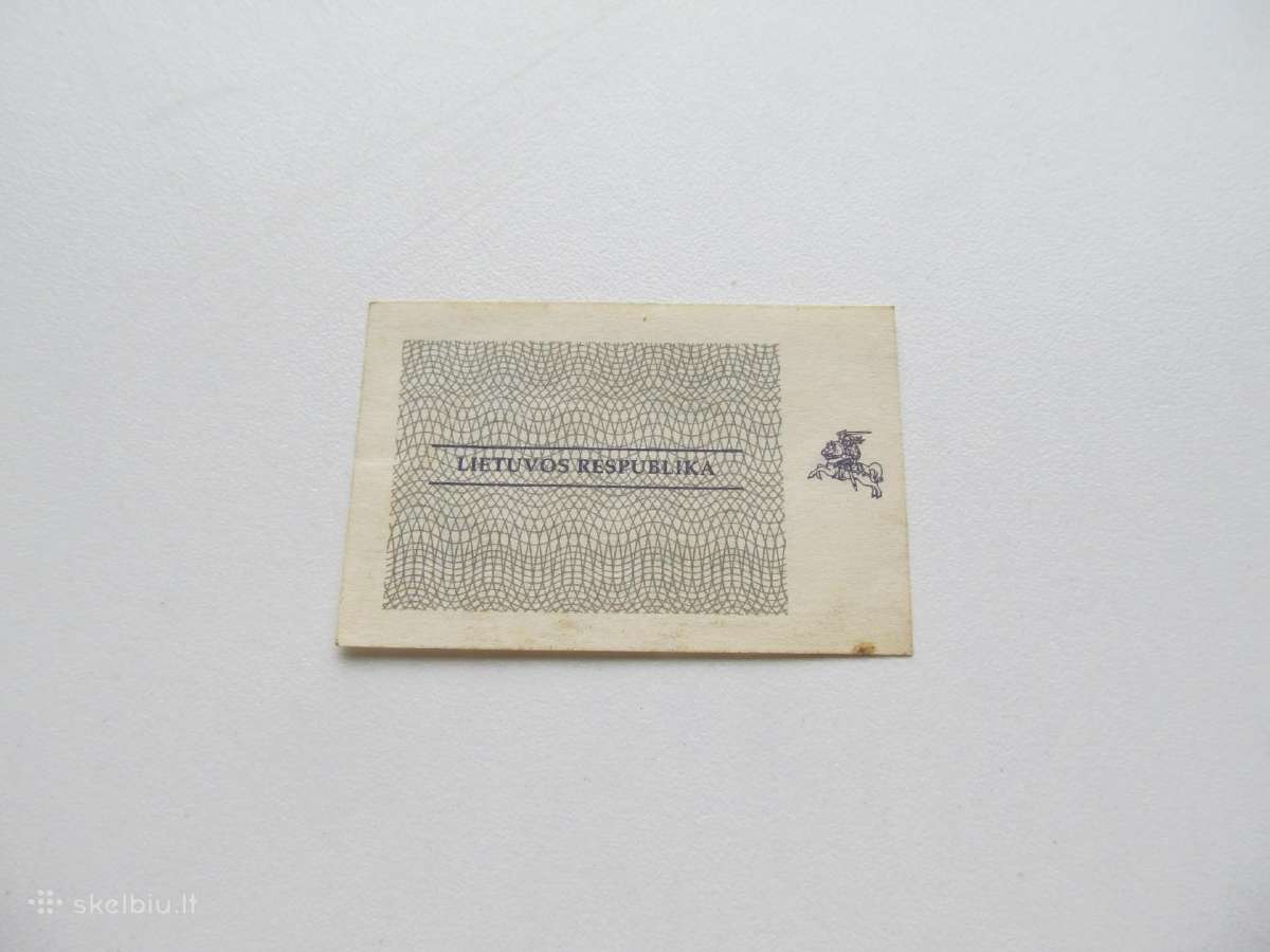 Maisto talonas , Lietuva , 1992 vasaris 4 - nuotraukos Nr. 2
