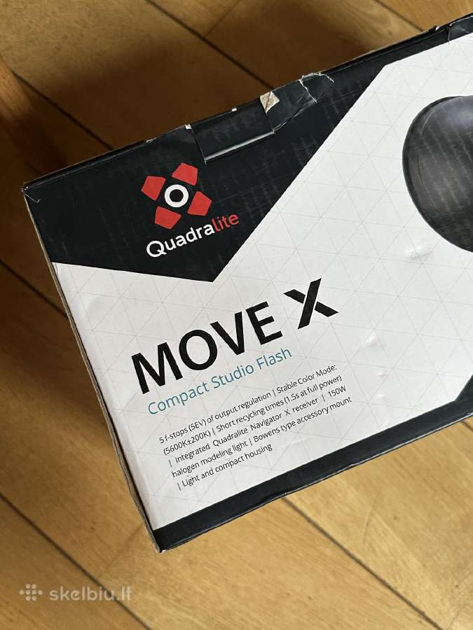 Quadralite Move X 300 studijinių blyksčių rinkinys - nuotraukos Nr. 4