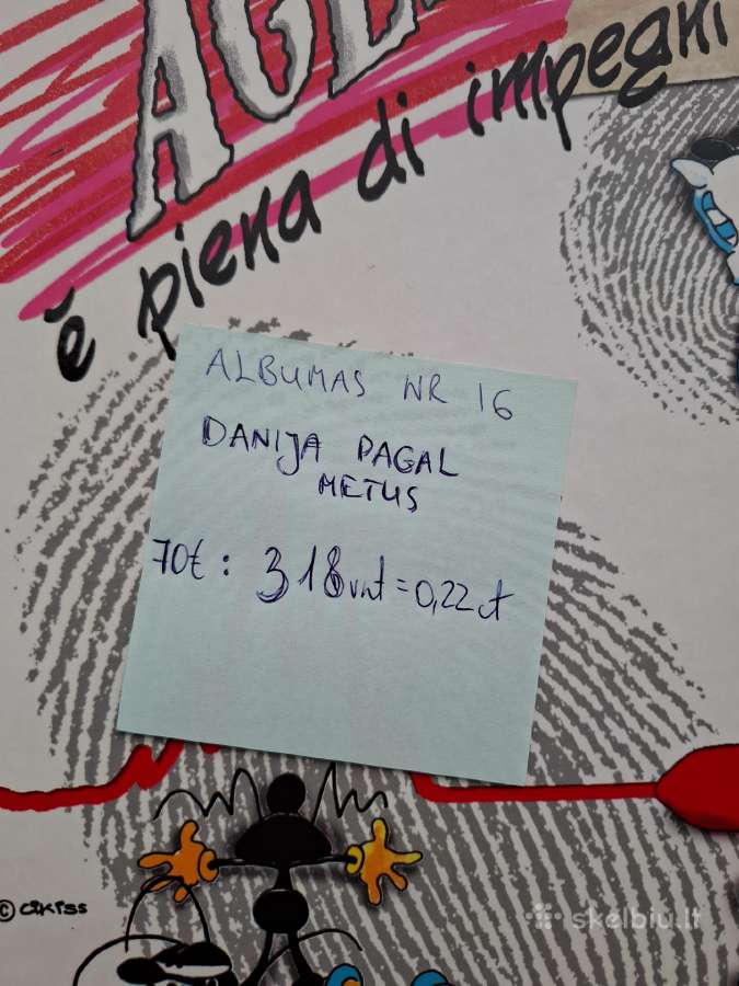 Albumas nr16 Danija pagal metus